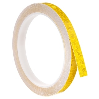 Reflective Tape, 1 Roll 26 Ft x 0.4-inch Safety Tape Reflector, Yellow ...