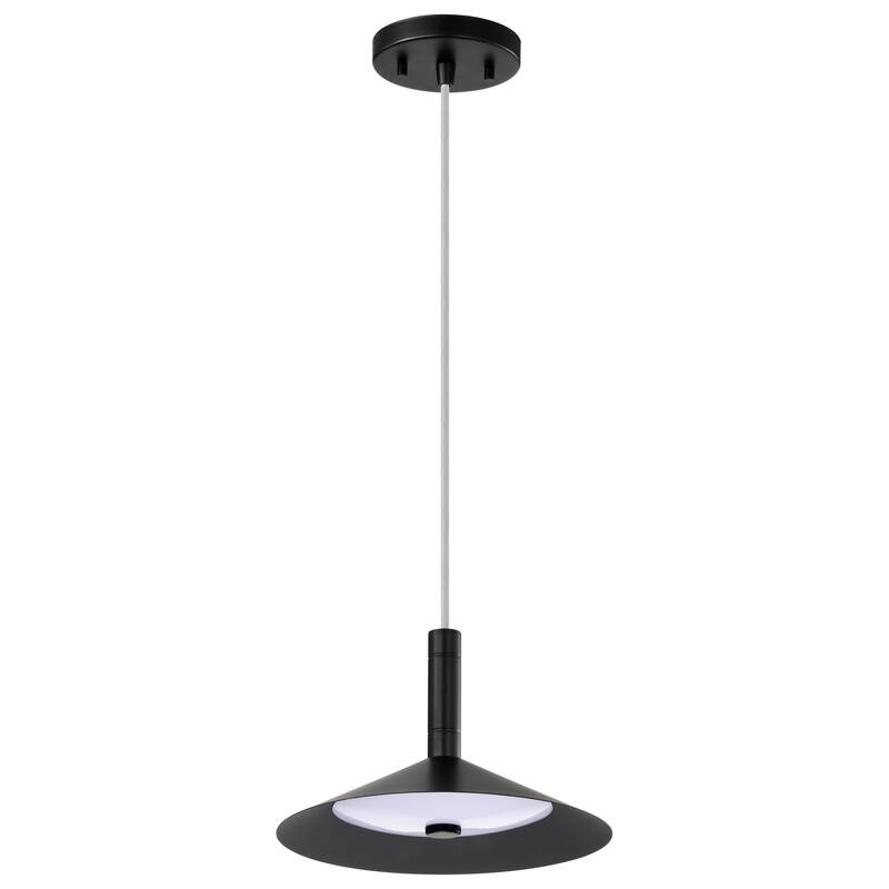 Corrine 10 Inch LED Pendant Matte Black 3K/4K/5K CCT Selectable - Matte Black