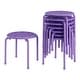 preview thumbnail 34 of 43, Stacking Stools Portable with Metal Frame Stack Nesting Stools ColorfulStackable Bar Stools Chairs (Set of 6 or 8)