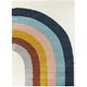 preview thumbnail 20 of 33, Mod-Tod Amelia Rainbow Print Shag Kids Area Rug