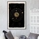 preview thumbnail 19 of 62, Astrology Map, Solar System Planets Modern Black Canvas Wall Art Print for Bedroom