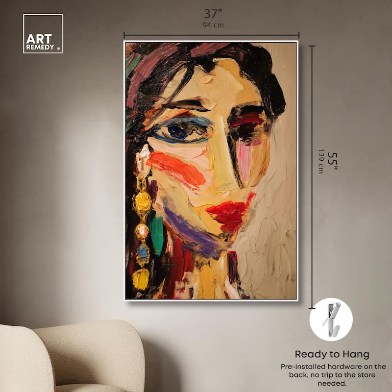 Colorful Expression I Canvas by Art Remedy