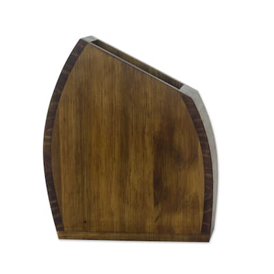 Novica Handmade Mountain Wood Decorative Vase