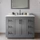 Option Dark Gray / Giotto Quartz Top / Matte Black