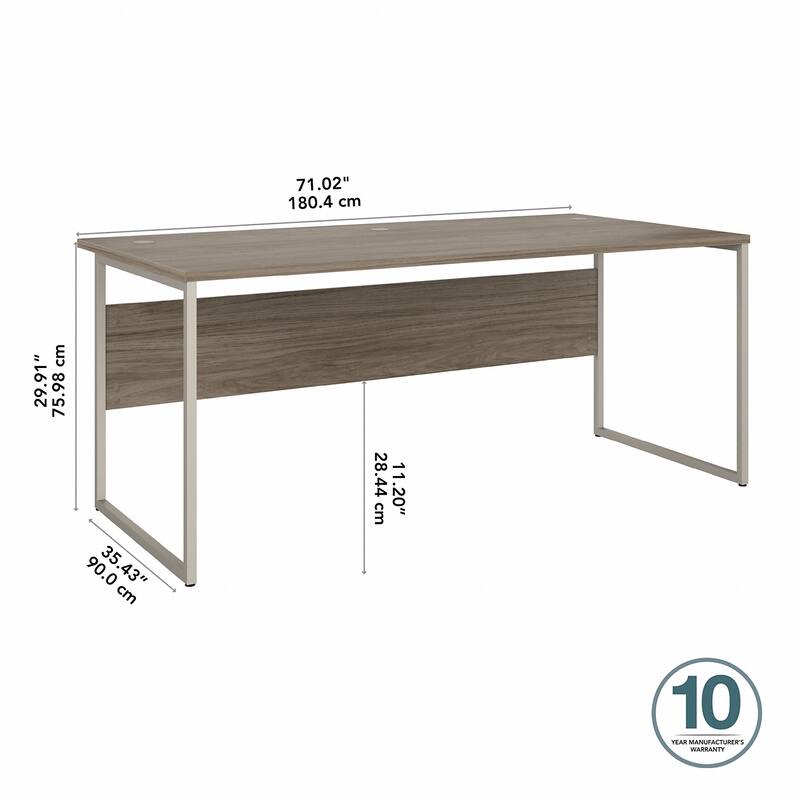 Hybrid 72W x 36D Computer Table Desk by Bush Business Furniture