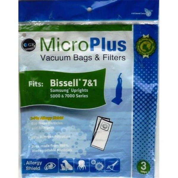 For Bis Green Kleanh Bis7 Microplus 3 Ply Ecological Vacuum For Bis Green Kleanh Bis7 Microplus 3 Ply Ecological Vacuum