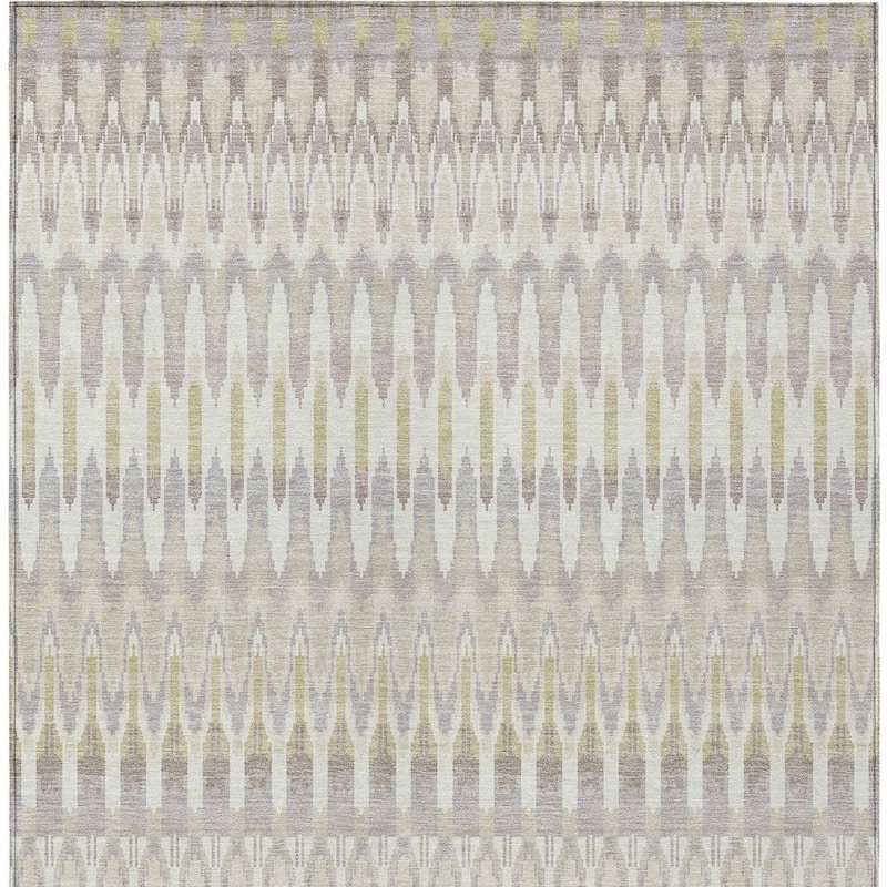 HomeRoots Southwestern Transitional Rectangle Outdoor Rug