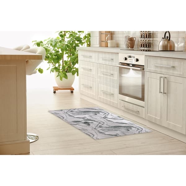 Marble Kitchen Mat By Kavka Designs On Sale Overstock 30586513