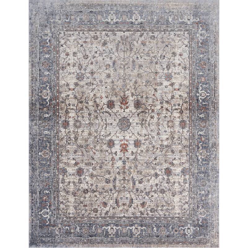 Traditonal Bordered Area Rug