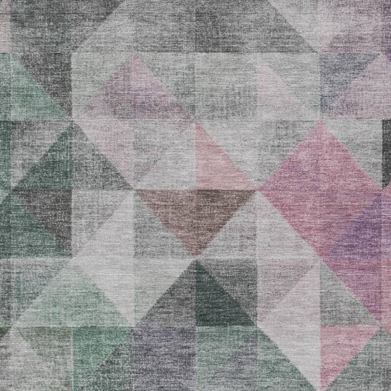 HomeRoots Geometric Transitional Rectangle Outdoor Rug