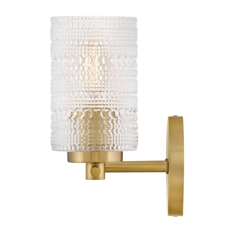 Lark 85572 Mabel 2 Light 14" Wide Vanity Light with Clear Hobnail