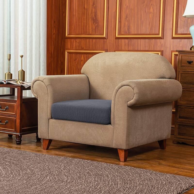 Subrtex Stretch Separate Sofa Cushion Slipcovers (1/2/3 PCS) - 1 PCS - Grey