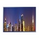 preview thumbnail 14 of 14, Designart 'New York Skyline at Night' Cityscape Photo Framed Canvas Print