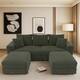 Option Green-3 Seater with 2 Ottoman