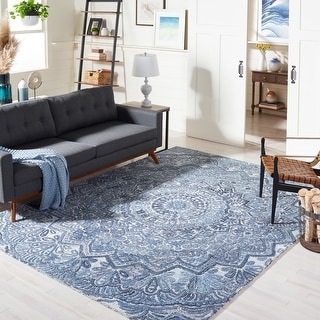 SAFAVIEH Handmade Marquee Genta Modern Medallion Wool Rug