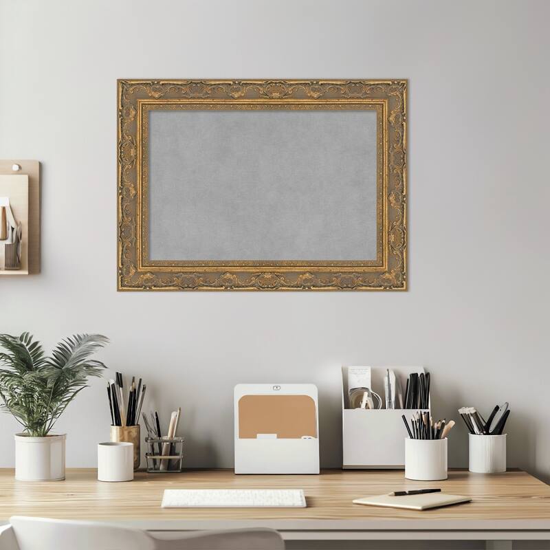 Amanti Art Filigree Gloss Black Framed