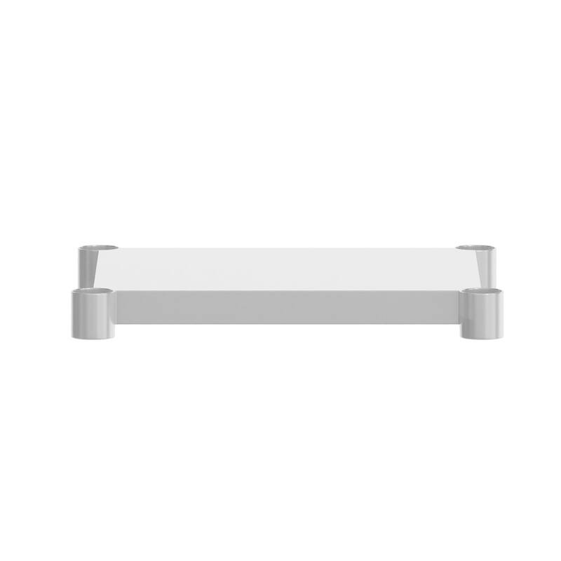 Galvanized Steel Adjustable Add-On Work Table Restaurant Shelf for Work Tables