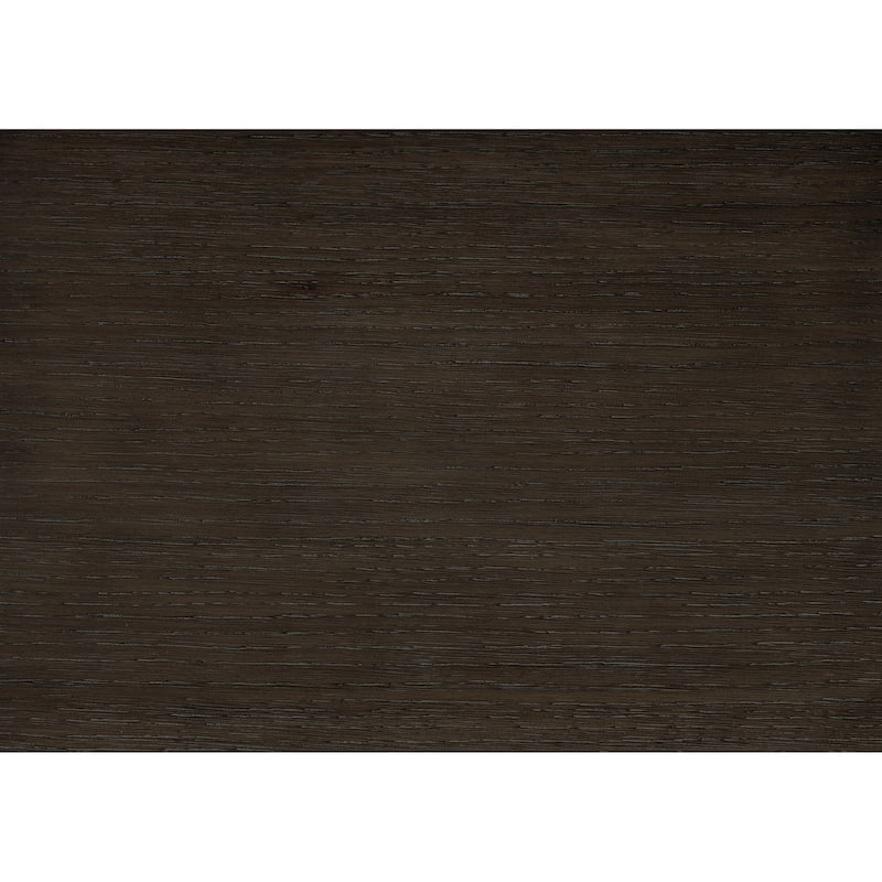 Two-Tone Brown Black Finish 2-Drawers Nightstand 1pc