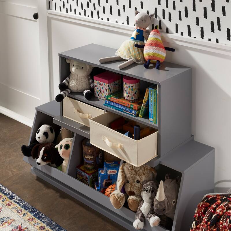 Riley Modular Stacking Storage Bins by iNSPIRE Q Junior