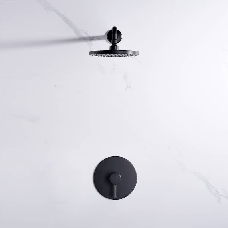 Luxier SS-B01 Single-Handle 1-Spray Shower Faucet with Valve