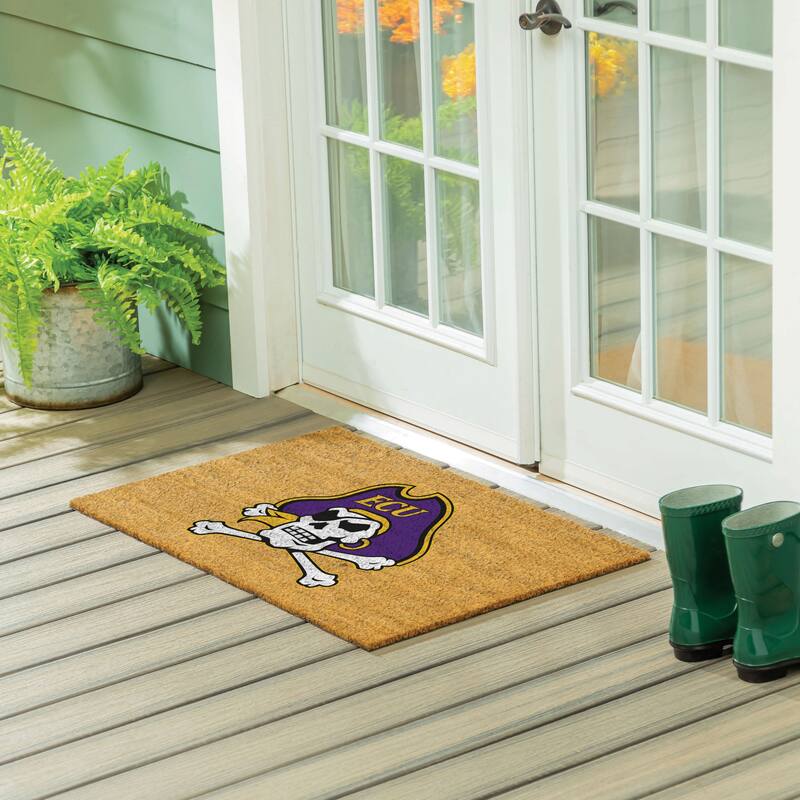 East Carolina University Full Color Indoor/Outdoor Coir Mat - 36" x 24"