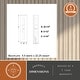 preview thumbnail 6 of 10, Barbier 2-Light 5.5 in W x 22.25 in H Modern Wall Sconce, Clear Glass, Dimmable, LED Compatible, Bathroom Vanity Full Back Plate