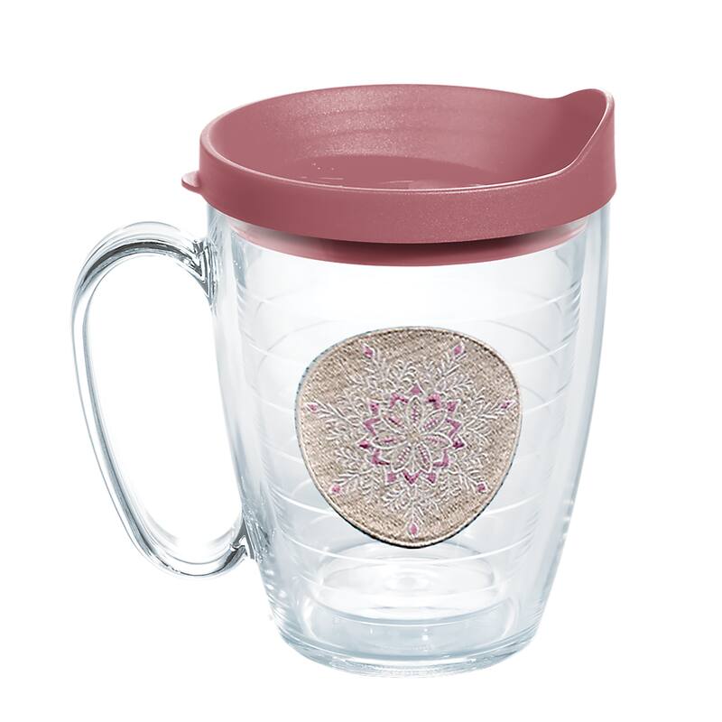 Tervis Christmas Holiday - Snowflake Patch Made in USA Double Walled Insulated Travel Tumbler, Frosty - 16oz Mug - 16oz Mug