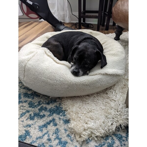 puff ball dog bed