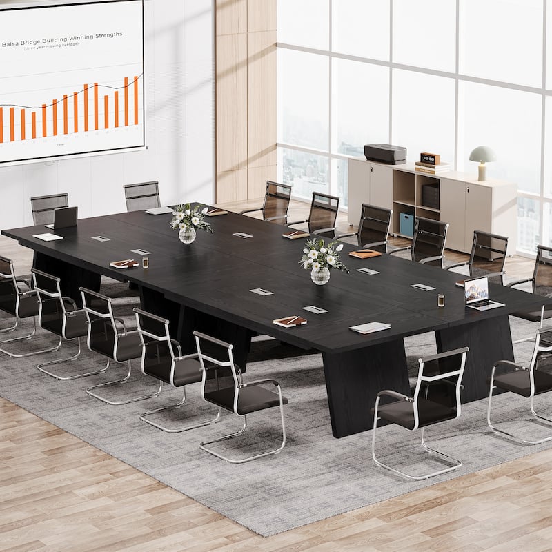 8ft Conference Table, Modern Office Meeting Room Table