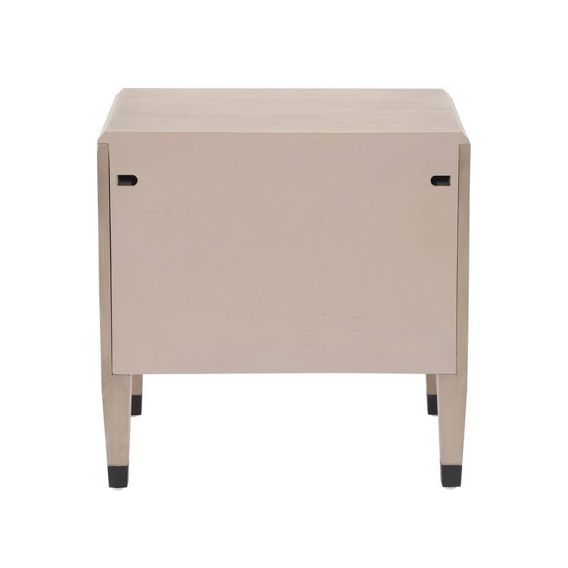 Christopher Knight Home - Classic Modern Classic 2-Drawer Nightstand with Smooth Glide Drawers