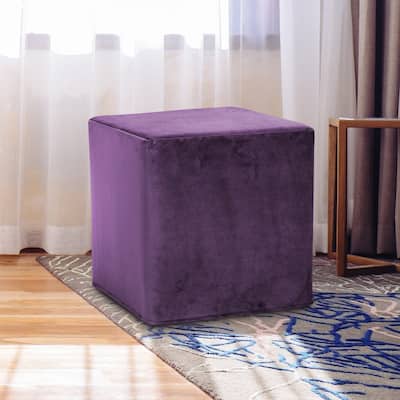 Allan Andrews No Tip Block Ottoman with Cover, Bella Collection