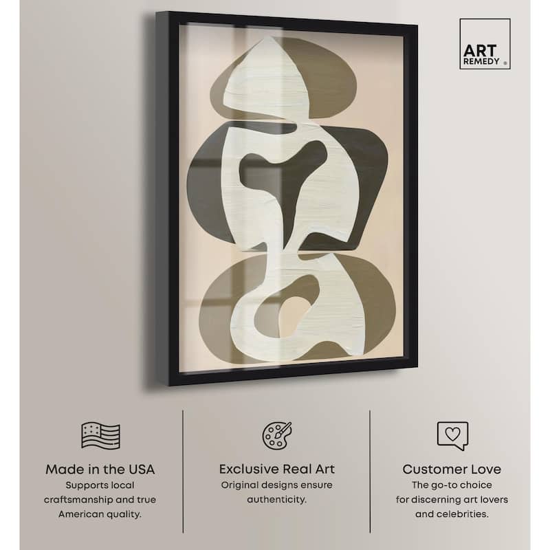 Shapes of Sage II Shadowbox by Art Remedy