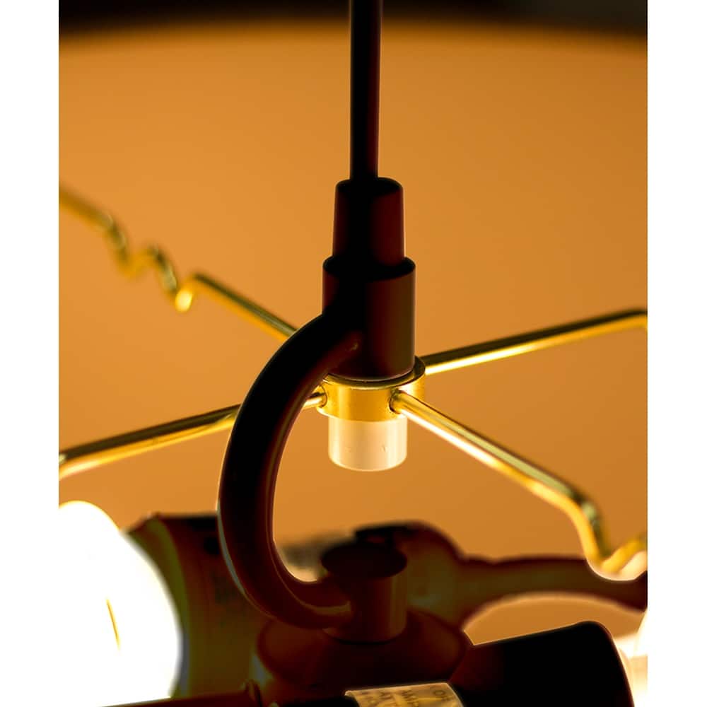 2 Light Swag Conversion Kit PlugIn Ceiling Light 15' Cord, Black On