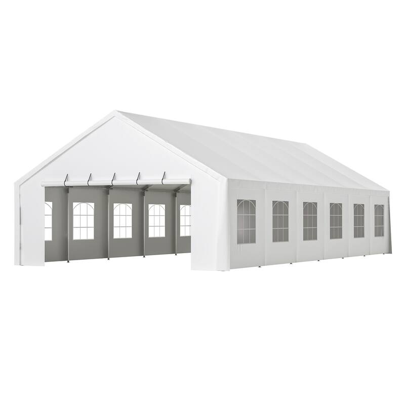 20x40FT Heavy Duty Party Tent - Outdoor Event Shelter with Sidewalls and Carry Bags for Weddings, Camping, Garden