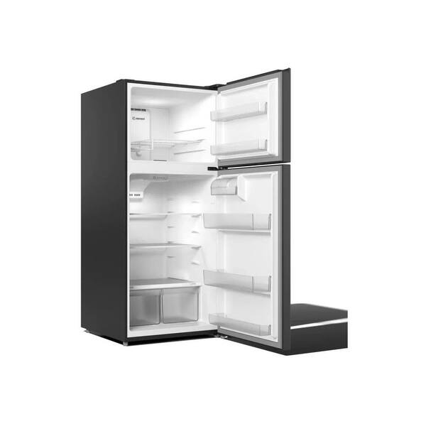 Element Element 17.6 CU. FT. TOP FREEZER REFRIGERATOR BLACK 7'10" x