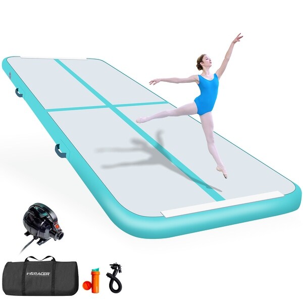inQracer Gymnastics Mat Air Mats 13ft, Inflatable Tumbling Mat