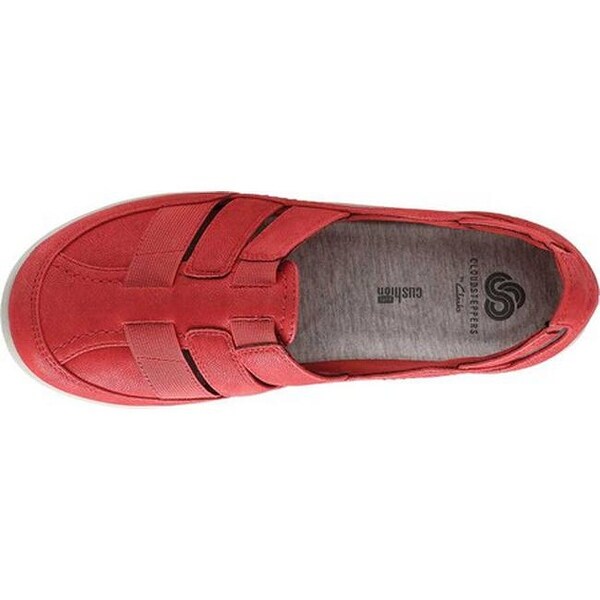 Clarks sillian stork red new arrivals