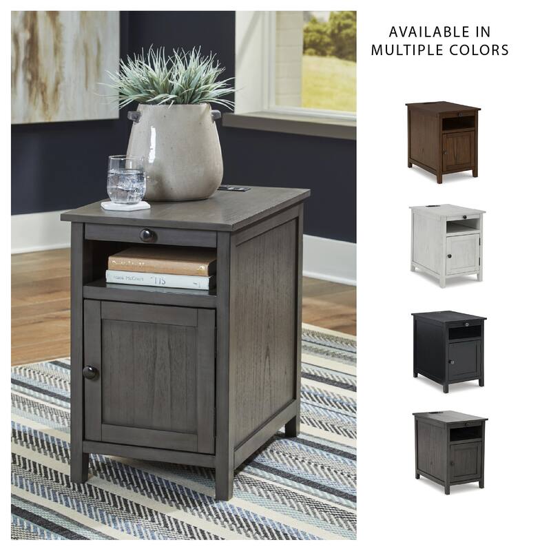 Signature Design by Ashley Treytown Chairside End Table - 16"W x 24"D x 24"H