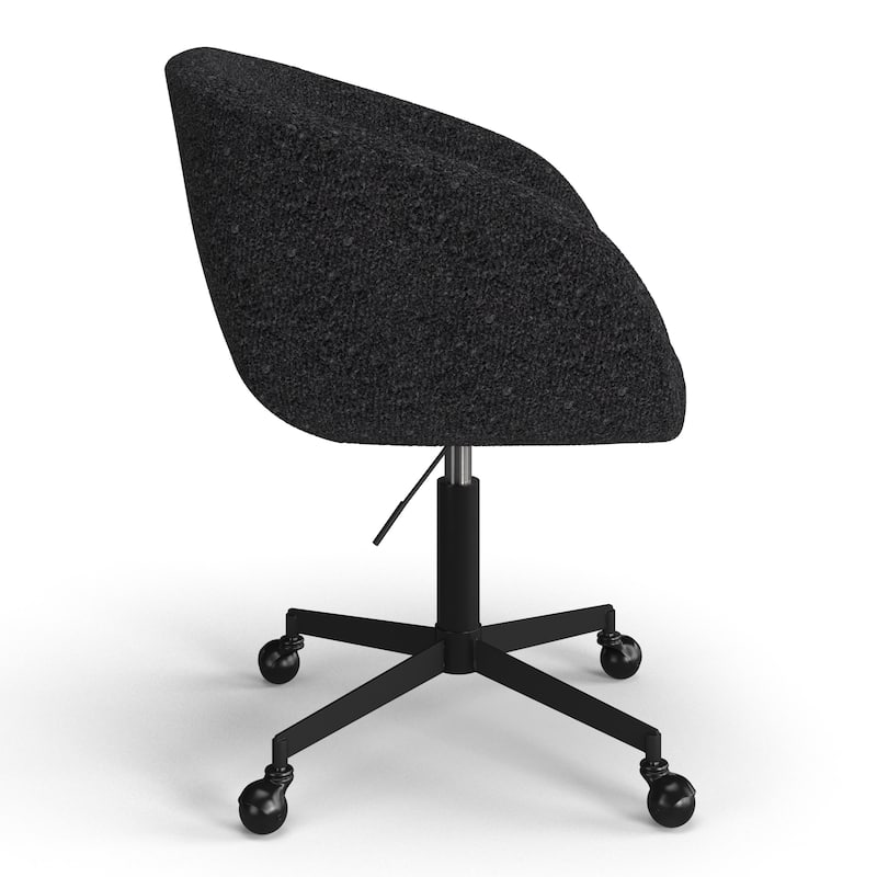Sylvan Boucle Swivel Rolling Task Chair