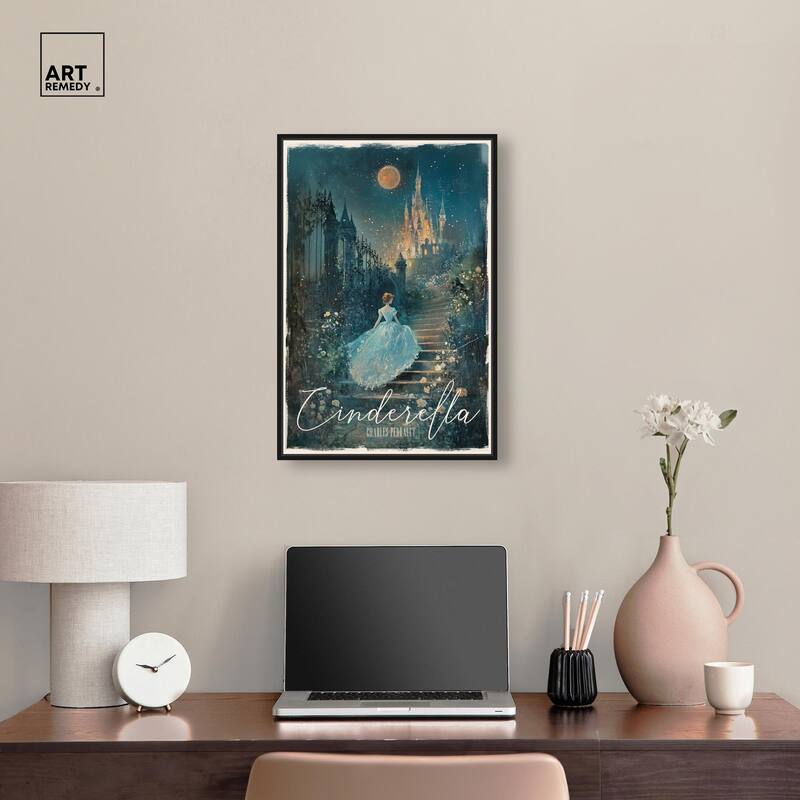 Classic Cinderella Canvas by Art Remedy