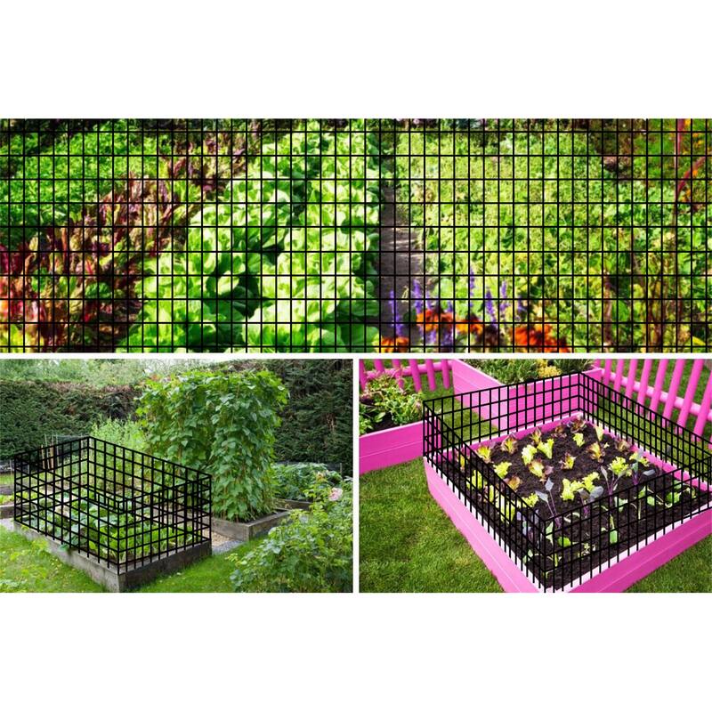 Black PVC Coated Welded Mesh Fence