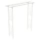 preview thumbnail 5 of 7, Metal Garden Pergola Archway Stand FIrm Wedding Ceremony Backdrop Rack