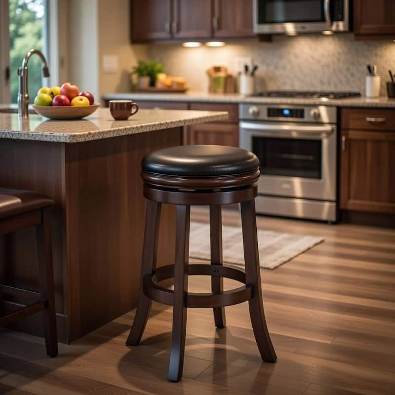 Boraam 29-inch Backless Bar Stool - Cappuccino