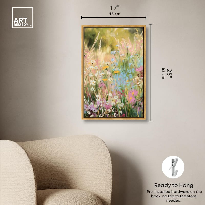 Floral Impressionism I Canvas by Art Remedy