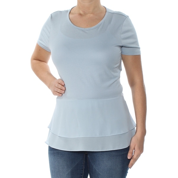 michael kors t shirt womens blue