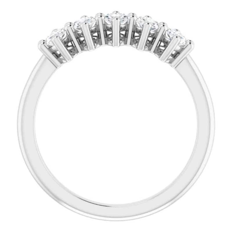 1Ct Five Stone Marquise Diamond Wedding Ring in White or Yellow Gold