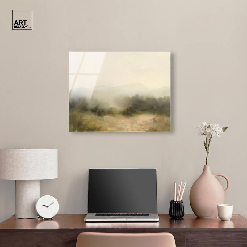 Haze Horizon Acrylic by Art Remedy, Ready to Hang