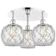 Option Polished Chrome / Clear Glass with White Rope