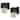 Black Dusk to Dawn LED Outdoor Wall Sconce Light Set of 2 - 7.3" H