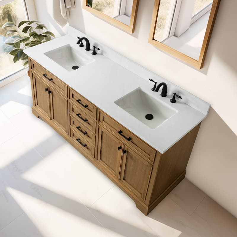 Milano 72" Double Sink Vanity